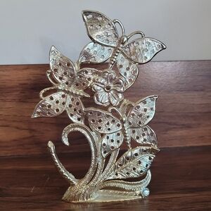 Vintage butterfly earring holder